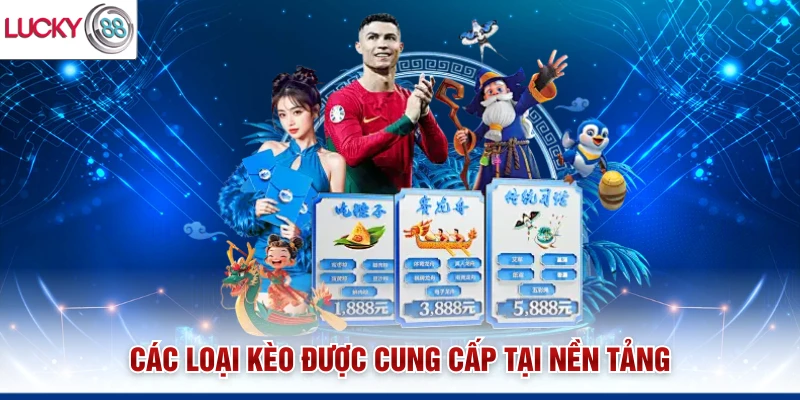Các loại kèo được cung cấp tại nền tảng