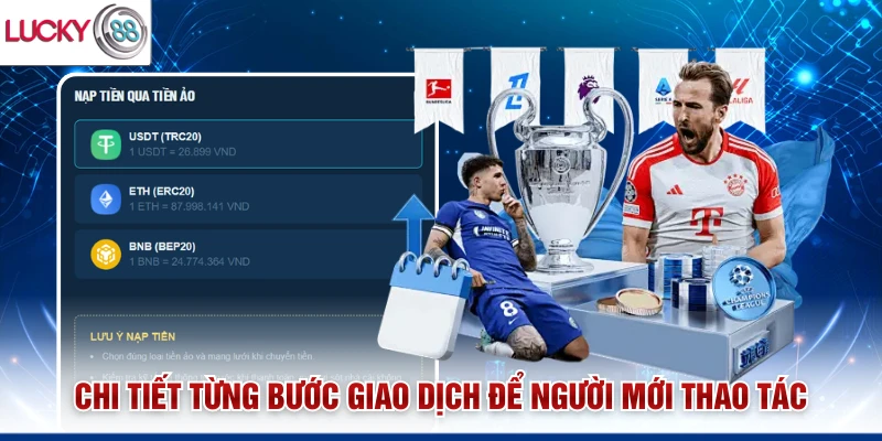 Chi tiết từng bước giao dịch để người mới thao tác